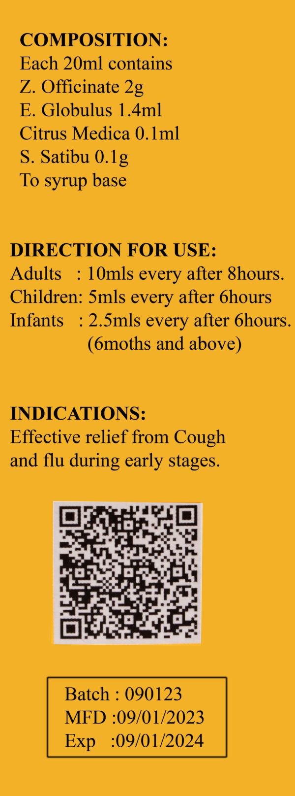 KABUUTI HERBAL COUGH SYRUP - Bottle.. - Image 3